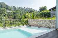 Kolam Renang Lavender Rooftop Villa 3 Bedrooms with a Private Pool