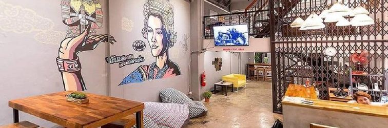 ロビー Puck Hostel