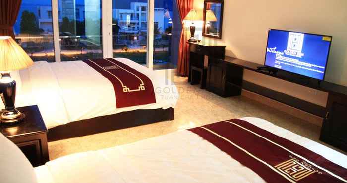 Phòng ngủ Golden Gem Tuan Chau Hotel