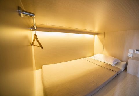 ห้องนอน CUBIC Bed Hostel