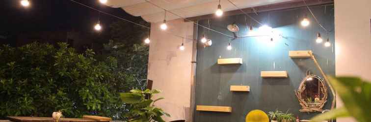 Sảnh chờ Click Hostel