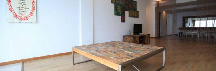 Lobby Pleasant Stay Full House at KJ Villa Bandungan