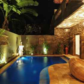 Villa Hijau - Senggigi 1, 酒店 Bluebird Pool Lombok