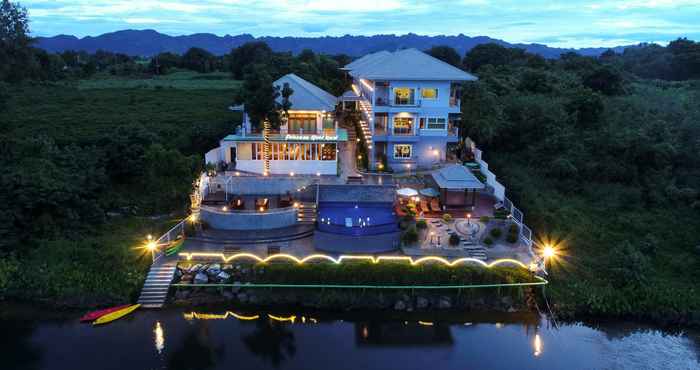 ภายนอกอาคาร Princess River Kwai Hotel