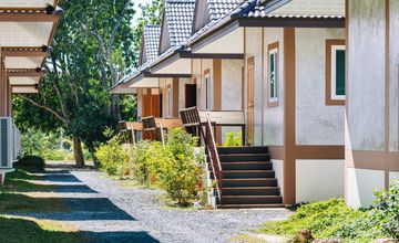 外部的 4 Mae Faek Villa Resort