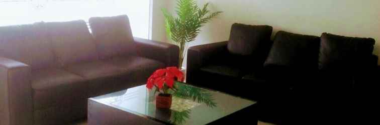 Lobby Apartemen Green Lake View By Hexa Room