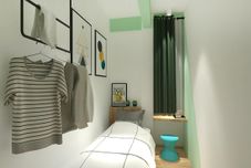 寝室 Folk Poshtel Asok