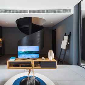 Bedroom 3 Cross Pattaya Oceanphere  (formerly X2 Pattaya Oceanphere), โรงแรม & ที่พัก สวนน้ำการ์ตูนเน็ทเวิร์ค อเมโซน