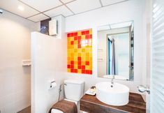 ห้องน้ำภายในห้อง 7 Aliz Hotel