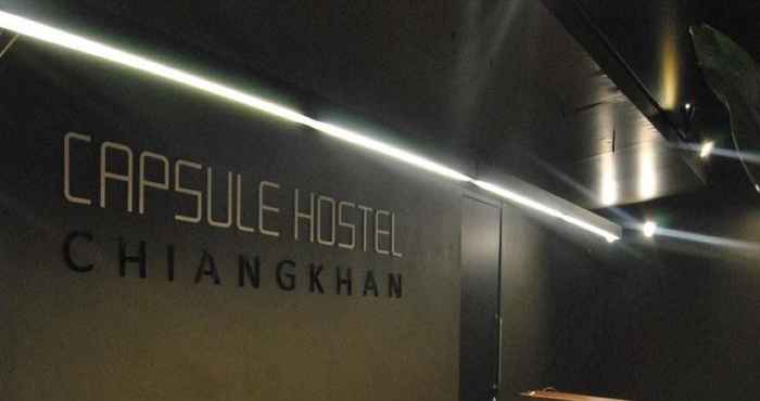 Sảnh chờ Capsule Hostel Chiangkhan