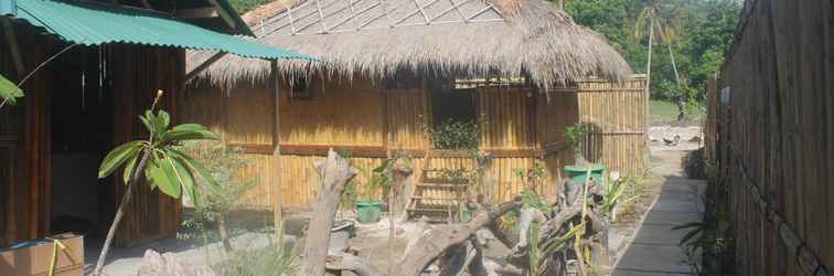 Lobby Bale Batoer Bungalow Gili Gede Indah