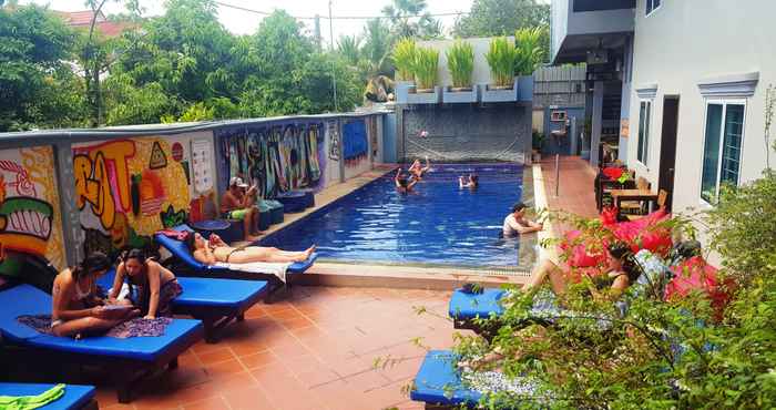 Swimming Pool Siem Reap Pub Hostel