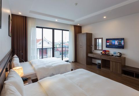 침실 Trang An Flower Hotel