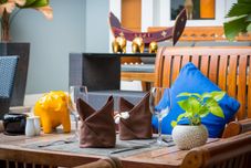 레스토랑 Landing Zone Boutique Hotel