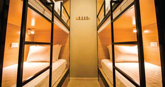 Kamar Tidur Hexa Hotel & Backpackers Capsules Bukit Bintang