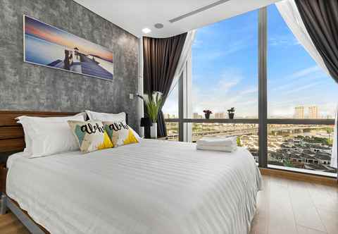 Bedroom Luxury Saigon Stay - Landmark 81 Vinhomes Central Park