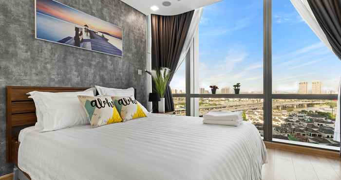 Bedroom Luxury Saigon Stay - Landmark 81 Vinhomes Central Park