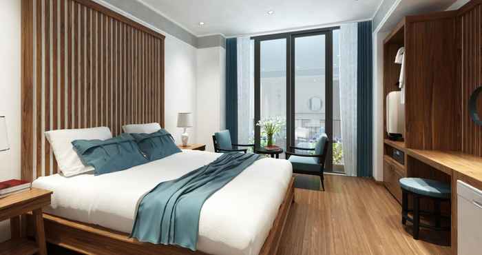 Kamar Tidur Tam Coc Condeluz Boutique Hotel