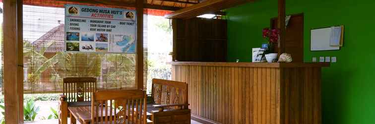 Lobby Gedong Nusa Huts Nusa Lembongan