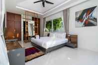 Bedroom Tropical Pool Villa With Private Rooftop