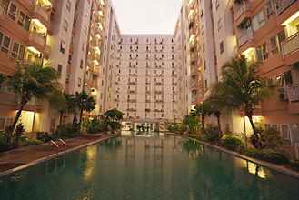 Swimming Pool 4 Saxo Room at Malioboro City Apartment