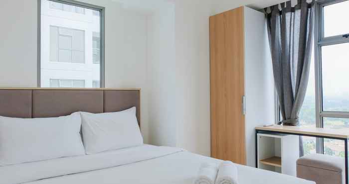 Kamar Tidur New Furnished 1BR at M-Town Residence Serpong Apartment By Travelio