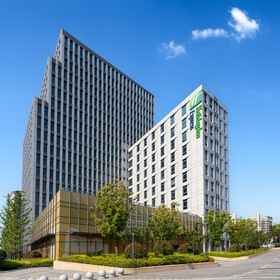 Hotel Exterior 1 Holiday Inn Express SHANGHAI CHANGFENG PARK by IHG, an IHG Hotel, Super 8 Hotel Shanghai JiaDing HongQiao Wan Da Guang Chang Hotels