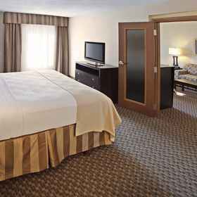 This suite has a french door into the living room. 1 Holiday Inn LITTLE ROCK-AIRPORT-CONF CTR by IHG, an IHG Hotel, Old State House Hotels