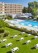 View over the swimming pool from our rooms Crowne Plaza ROME - ST. PETER'S, an IHG Hotel