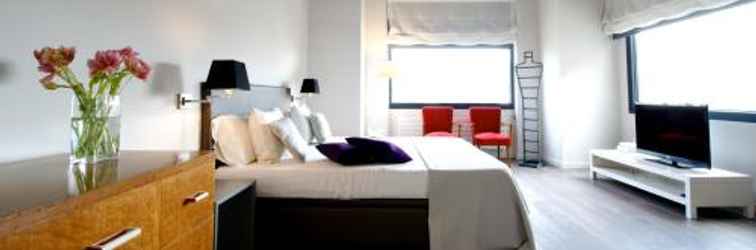 ห้องนอน Deco Apartments Barcelona