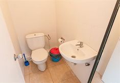 In-room Bathroom 5 Budget Rooms With Sunny Terrace Hostel