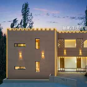 Hotel Exterior1Dunhuang Qiyu Banshe Homestay,阿克塞哈萨克族自治县飯店