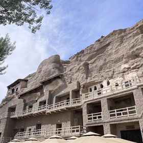 Hotel Exterior1Dunhuang Mobei Inn,阿克塞哈萨克族自治县飯店