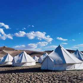 Hotel Exterior1Dunhuang Wilderness Star Desert Tent Hotel,阿克塞哈萨克族自治县飯店
