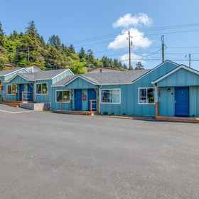 Hotel Exterior1Efficiency Kitchenette and Private Wifi Connection - Cozy Studio,林肯县公寓