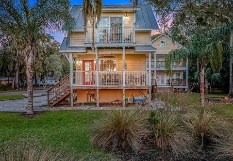 Others Inviting waterfront cottage with balcony, firepit, marsh views, & washer/dryer