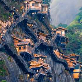 Hotel Exterior 1 Wangxian Valley·Yunduan Light Luxury Mountain View Holiday Inn, Shangrao Xian Hotels