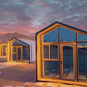 Hotel Exterior1Dunhuang Yunfeiyue Special Desert Camping Tent Special B&B,阿克塞哈萨克族自治县飯店