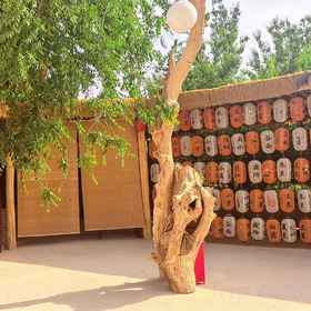 Hotel Exterior1Dunhuang Hua Hao Yue Yuan Homestay (Mingsha Mountain & Crescent Spring Scenic Area Branch),阿克塞哈萨克族自治县飯店