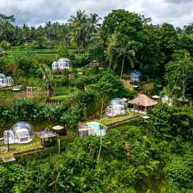 Hotel Exterior 1 Romantic Bubble Dome Ubud, Hotel Kuil Tirta Empul