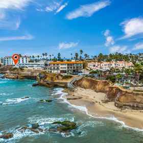 Logo 1 Cozy Casita with Outdoor Lounge Area - Charming Coastal Oasis, Khách sạn San Diego County