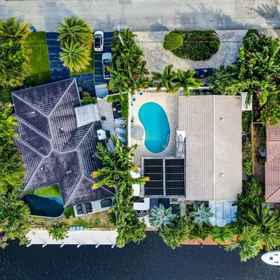 Hotel Exterior 1 Solar Heated Pool and Private Dock - Stunning Waterfront Retreat, Hugh Taylor Birch State Park Hotels