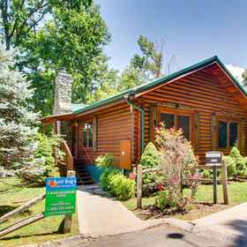 Logo 1 Lối vào sông và bồn tắm nước nóng - Khu nghỉ dưỡng cabin bằng gỗ tuyệt đẹp, Khách sạn The Island in Pigeon Forge