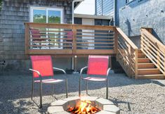 Others 5 Kitchenette and Outdoor Patio Area - Charming Coastal Retreat