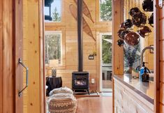 Lain-lain 5 Serene A-Frame Retreat with Hot Tub and Fire Pit - Cozy Stylish