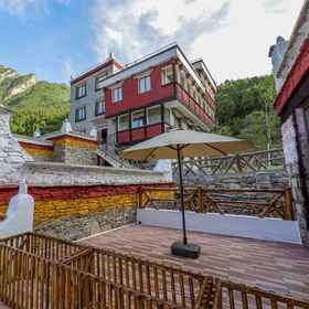 Hotel Exterior 1 Danba Jiarong College Homestay, Yajiang Xian Hotels