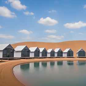 Hotel Exterior 1 Northwest Wind · Desert Hostel Cluster Hotel, Shapotou Qu Hotels