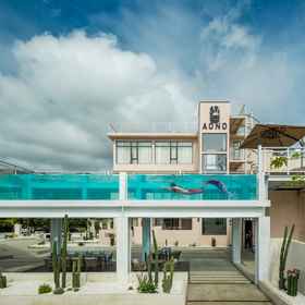 Logo 1 Qingye AONO Surf Design Meisu (สาขาวานหนิง รื่อเย่ว์วาน), โรงแรม & ที่พัก หลิงชุ่ย ลี่ซู ซิสิเซี่ยน