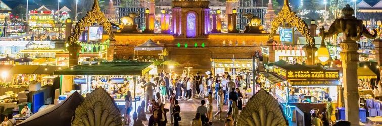 其他 Xishuangbanna Jinghong Mengyue Design View B&B (Gaozhuang Star Night Market)