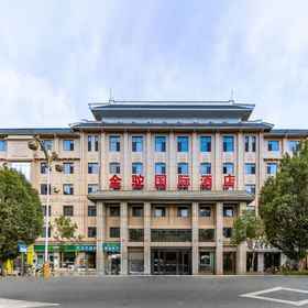 Hotel Exterior1Golden Came International Hotel.,敦煌国际饭店-停车场飯店
